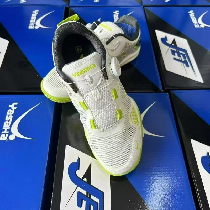 Summer Table Tennis Shoes For Men Women Anti Slip Indoor Court Shoes Couples Quick Lacing Badminton Shoes Unisex Gym Shoe