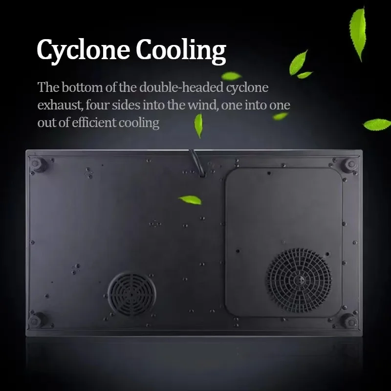 110 فولت/220 فولت التجارية 2 لوحات ساخنة موقد كهربائي التعريفي المواقد مزدوجة التعريفي كوكتوب شاشة تعمل باللمس موقد غاز #5