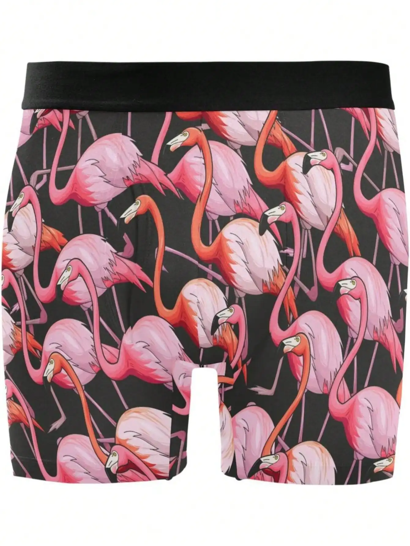 

Мужские трусы-боксеры из мягкого эластичного полиэстера с оригинальным принтом и застежкой-молнией