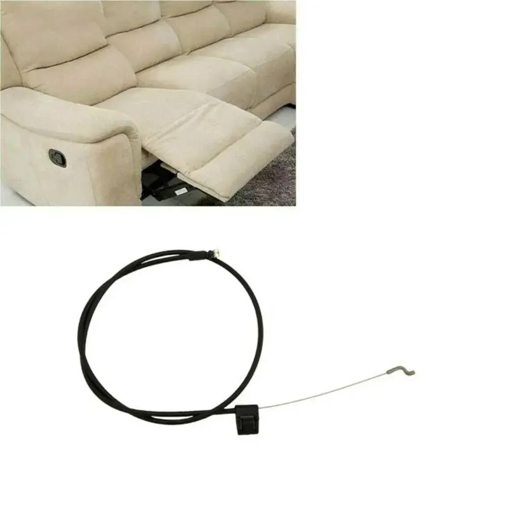 Replacement Recliner Release Cable – 97cm Total Length, 12cm Exposed Wire, Black Plastic Sleeve, For Sofa, Chair & Modular Lounge Repair