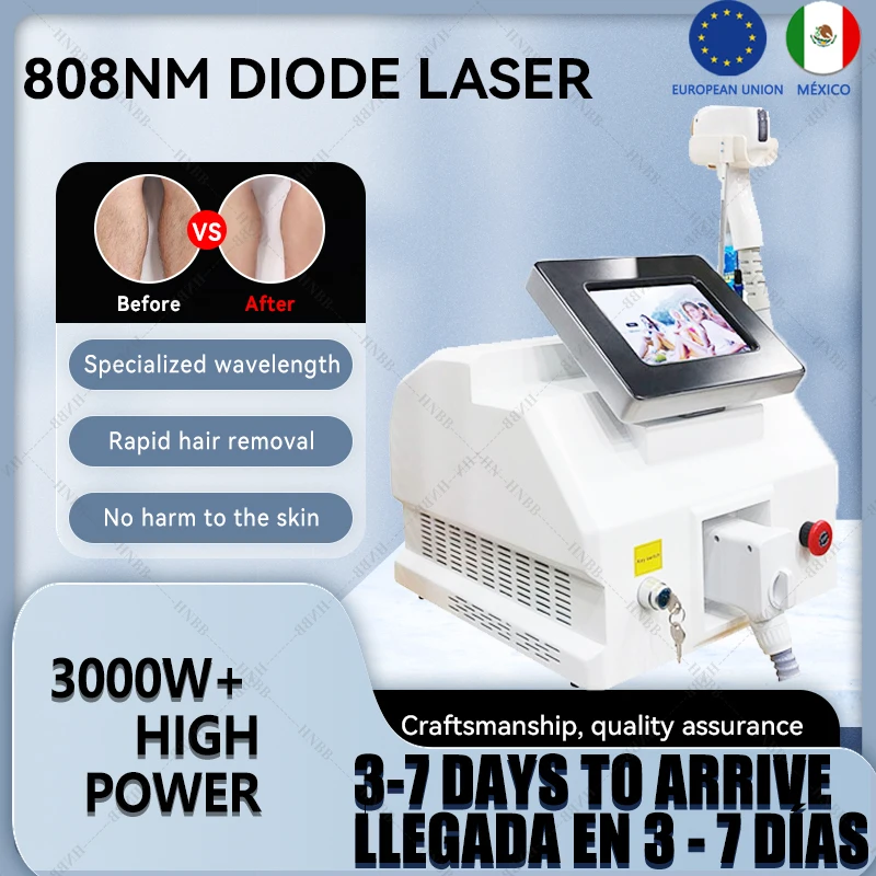 

2024 NEWST Desktop Distributor 808 1064 hair removal machine laser hair removal 2500w best selling hair remova machine