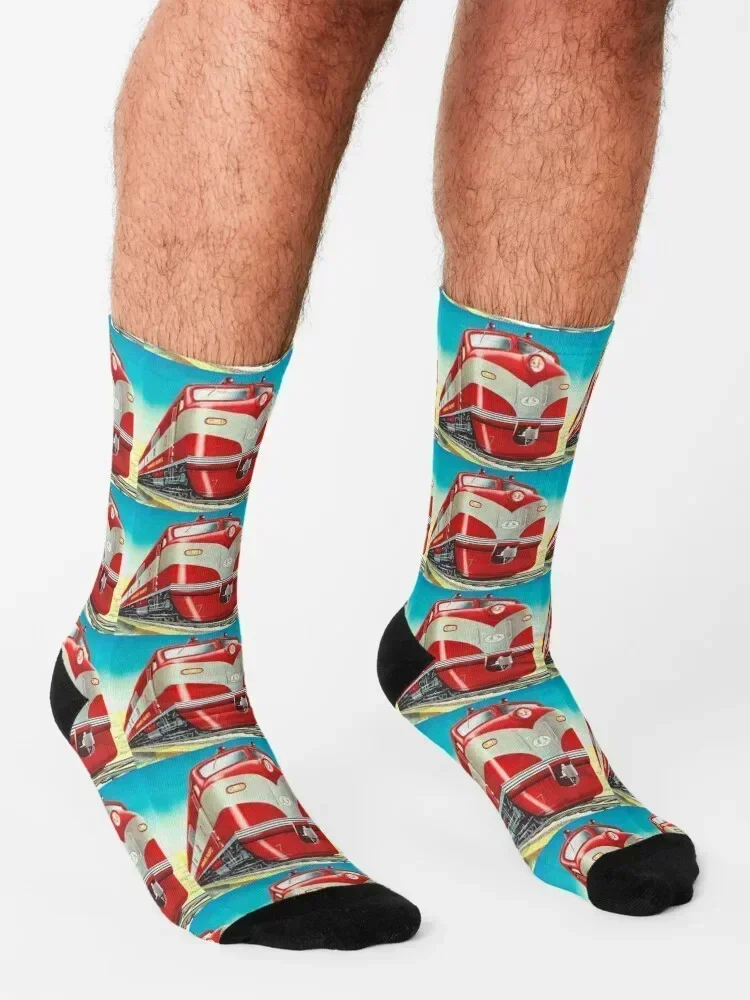 Trans-Australian Railway Socks funny sock designer Sports anti slip football Socks For Women Men's