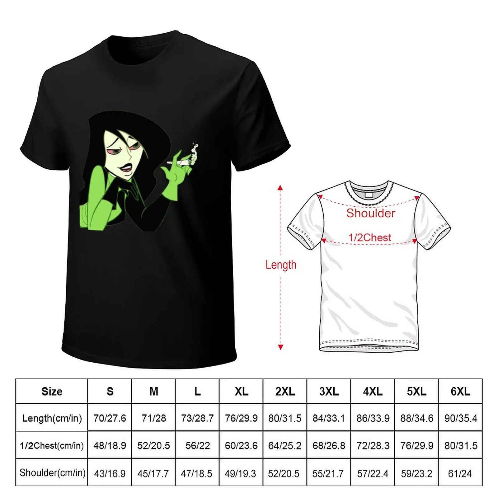 stoney shego 3 T-Shirt cute clothes anime summer clothes men t shirts