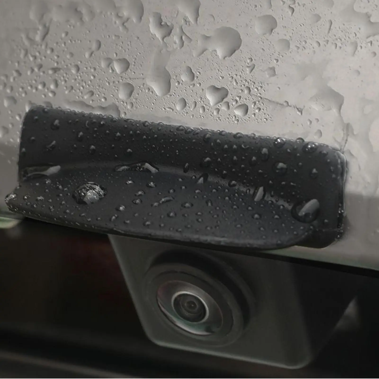 Backup Camera Rain Shield Anti-Rain Silicone Eyebrow Modification Trim Car Rear View Camera Rain Guard For Vehicle Outdoor Dust