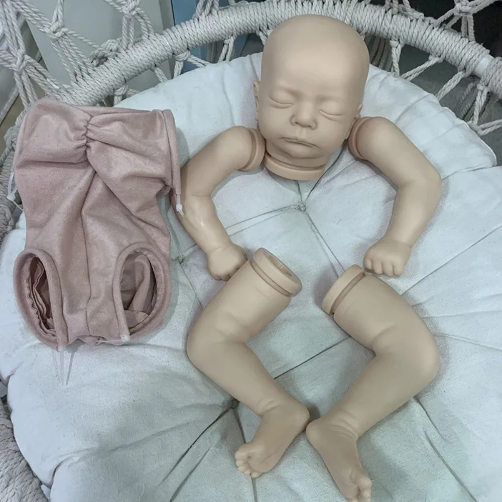 19Inch Reborn Doll Kit Kai Newborn Baby Unpainted Fresh Color Doll