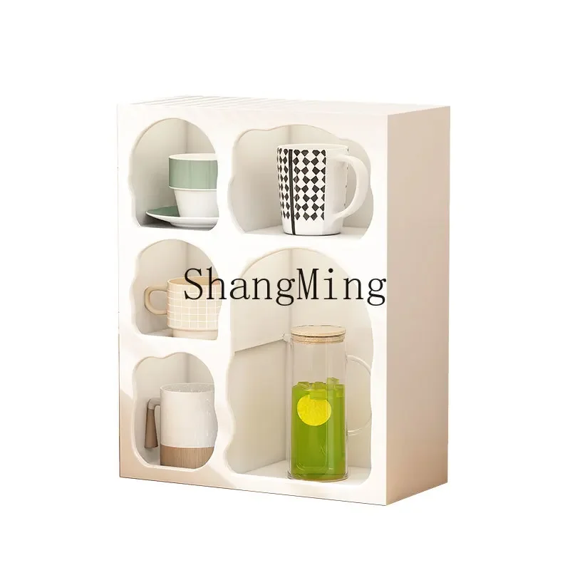 

CLL wind cup holder cave storage locker modern simple desktop bedroom display lattice rack
