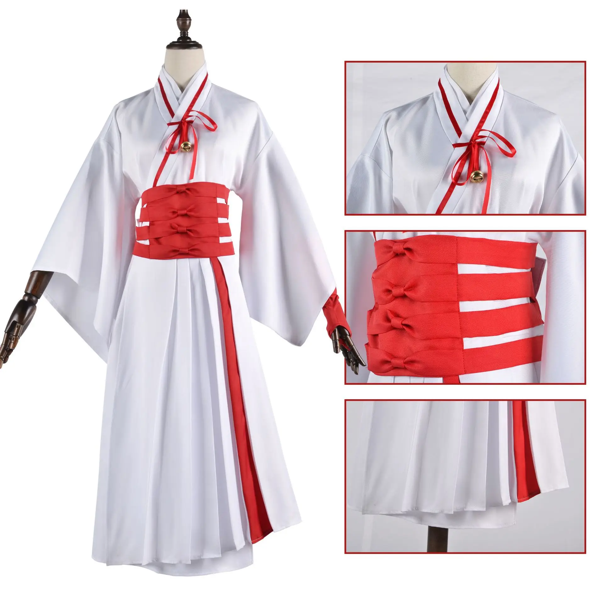 Anime Jigoku Raku Gabimaru Yamada Asaemon Sagiri Cosplay Costume Wig Chinese Style Hanfu Uniforms Adult Man Woman Kendo Suit