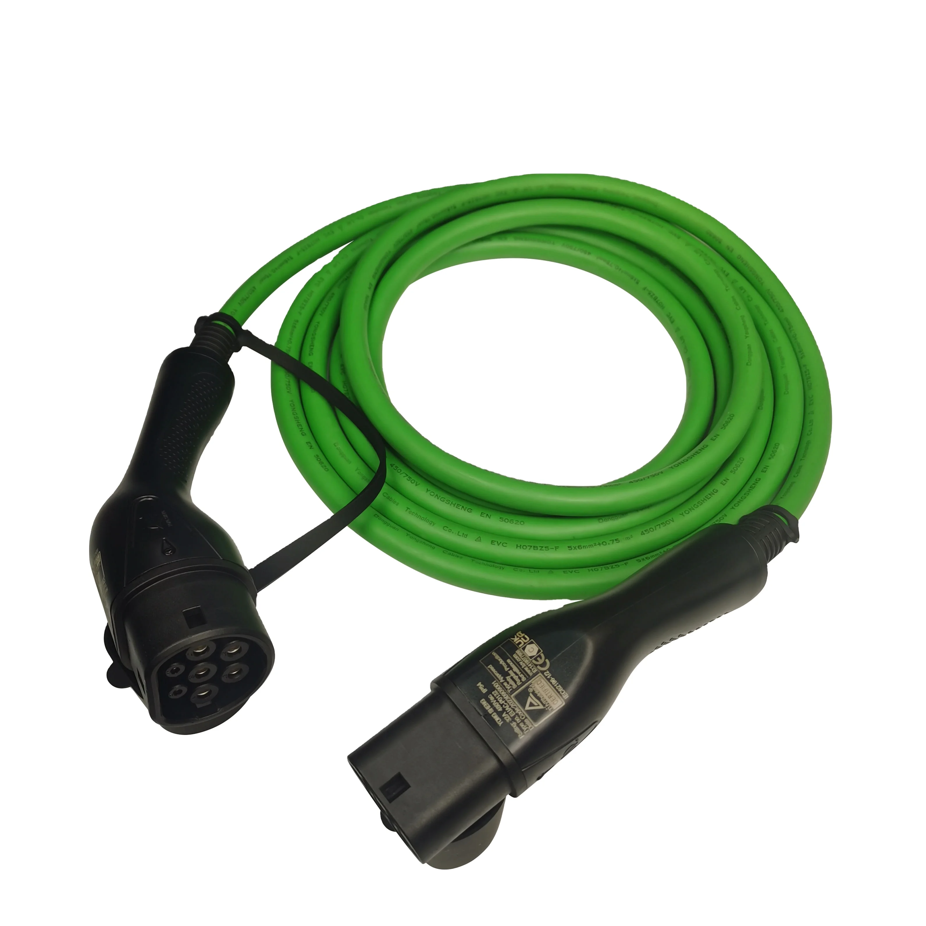 22KW  Certified EV Charging Cable New Condition with 32A 5M Current Made of Durable TPU Material