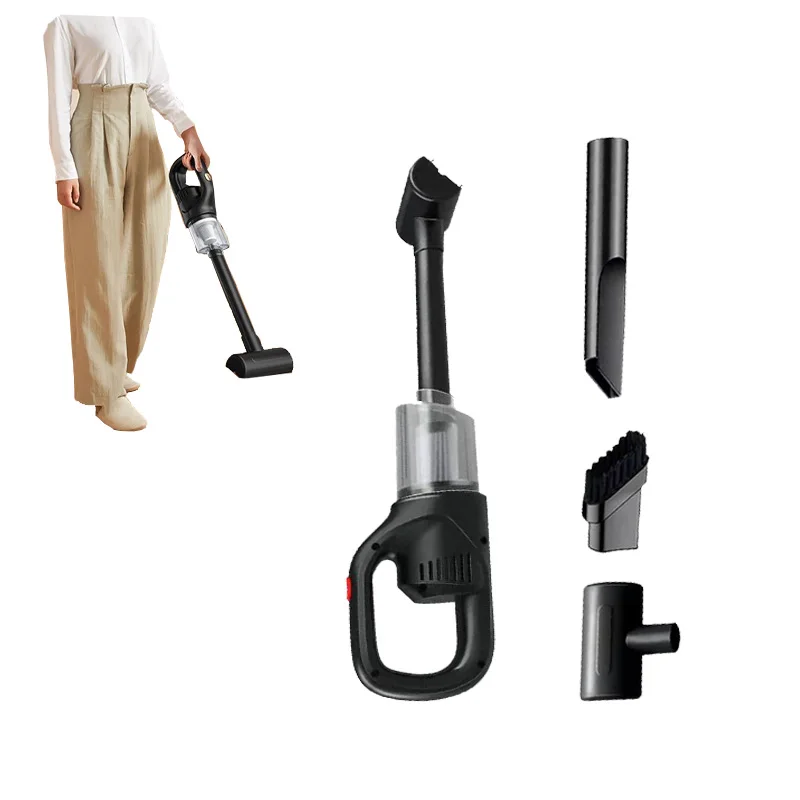 Handhold Cordless Vacuum Cleaner Powerful Suction Rechargeable Replaceable Detachable Portable Wireless Vacuum Sweeper