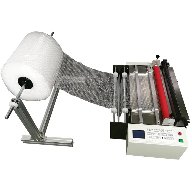 

Automatic, small, cross cutting machine, bubble film, non woven fabric, cutting