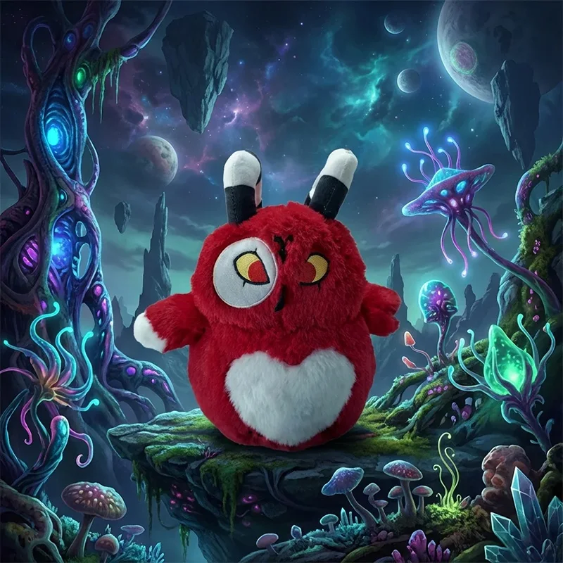 New Anime Hazbin Hotel Hell Devil Cat Plush Doll CCartoon Movie Peripheral Plushie Game Enthusiast Children's Gift For Fans