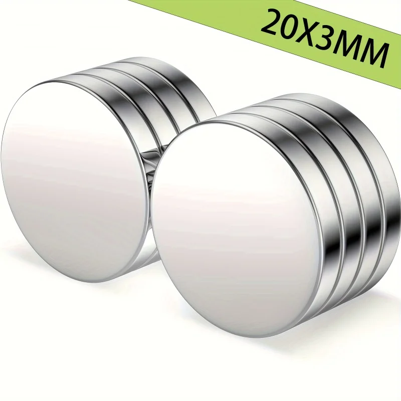 8/20/40pcs 20x3 DIY Magnets Neodymium Magnet Strong Super Powerful Magnets Neodimium Aimant Neodyme N52 Magneat Magnit