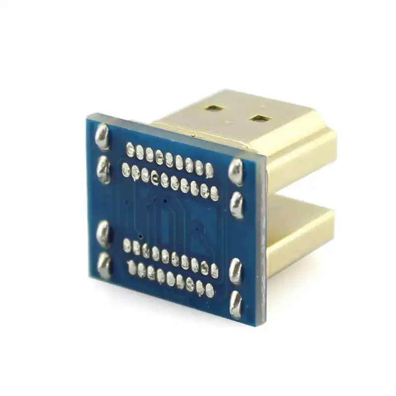 Elecrow HDMI-compatible connector Standard to Micro HDMI Compatible Cable for RaspberryPi 3B 3B+ 4B 2B,Video Adapter Connector