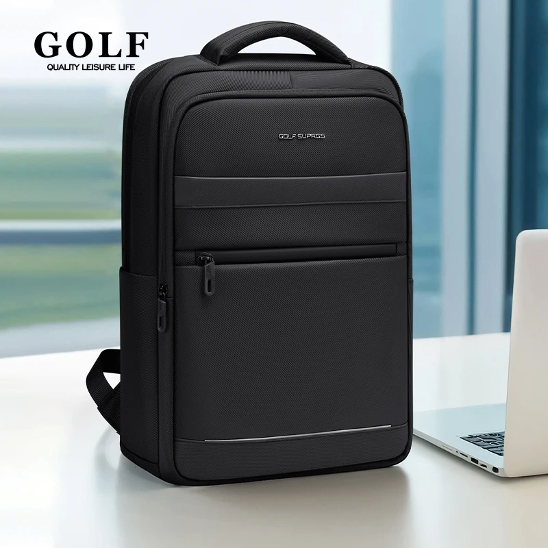 GOLF Backpack Men Business Large 16 Inch Laptop Backpack with usb Charge Port iPad Compartment Professional Man Back Pack Office