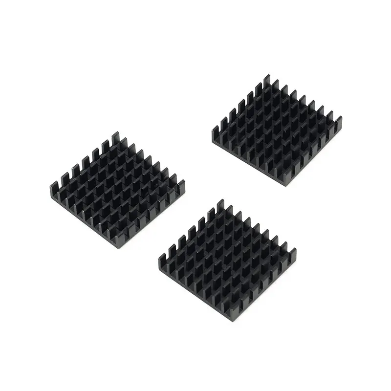 Disipador de calor de aluminio para radiador electrónico, perfil extruido, 28x28x6mm, envío directo, 10 unidades