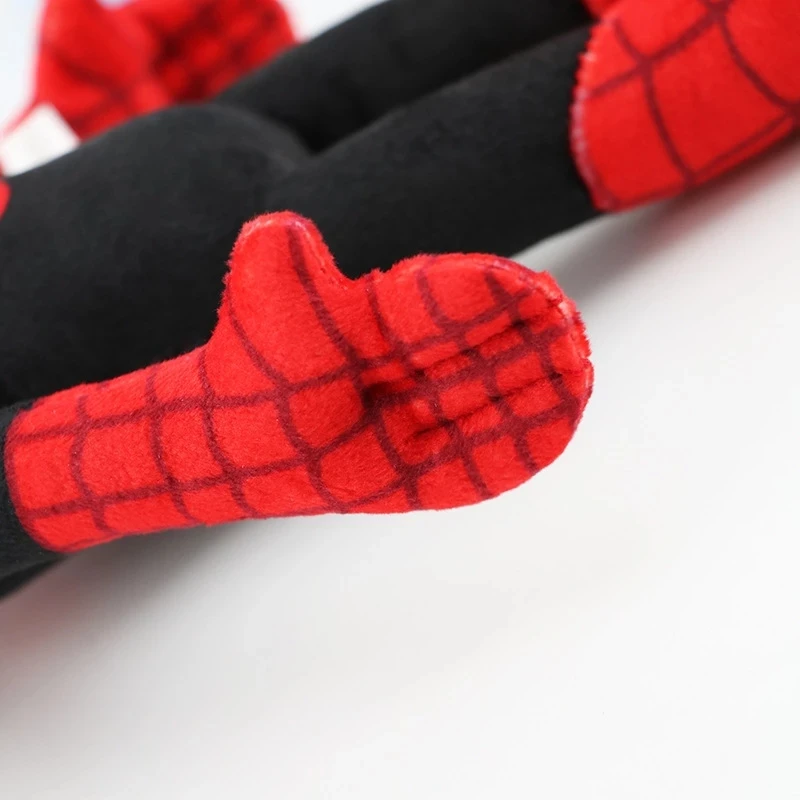 Adventure Marvel Spiderman de 30cm, muñeco de peluche suave de dibujos animados, grande almohada de tela para niño, decoración de regalo de Navidad