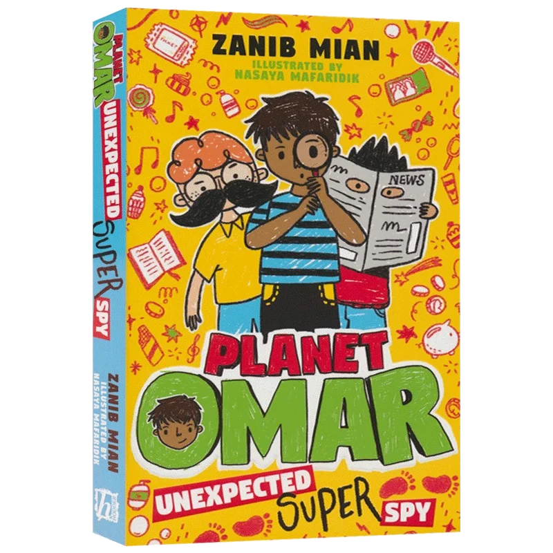 

Planet Omar Unexpected Super Spy, Children's books aged 9 10 11 12 English books, Graphic novels 9781444951271