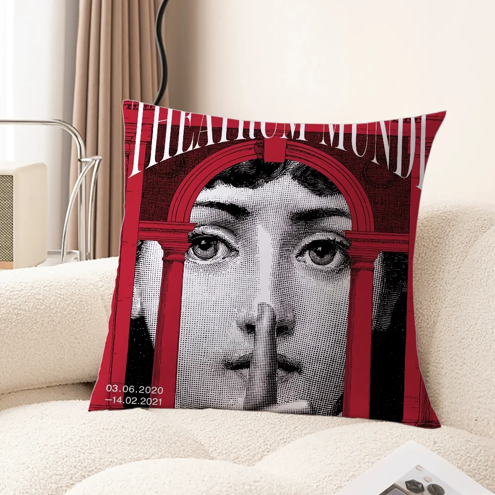 Ornamental Pillow Covers Decorative Luxury New Fornasetti Sleeping Pillows Cover Individuation Fashion Room Decorating Items