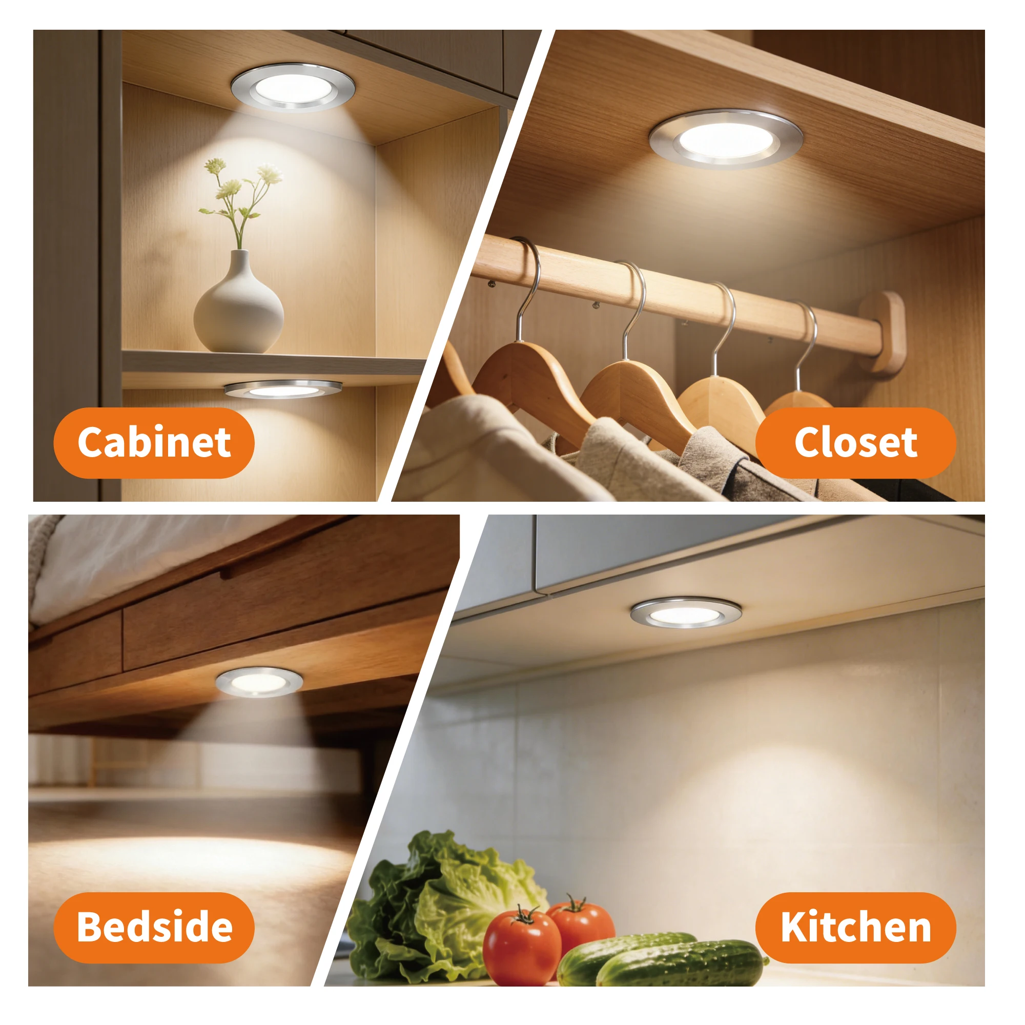 LED Recessed Spotlight 12V Lamp With AC110~220V Driver Recessed Spotlights For Mirror Cabinet Caravan Van Wardrobe Down Light