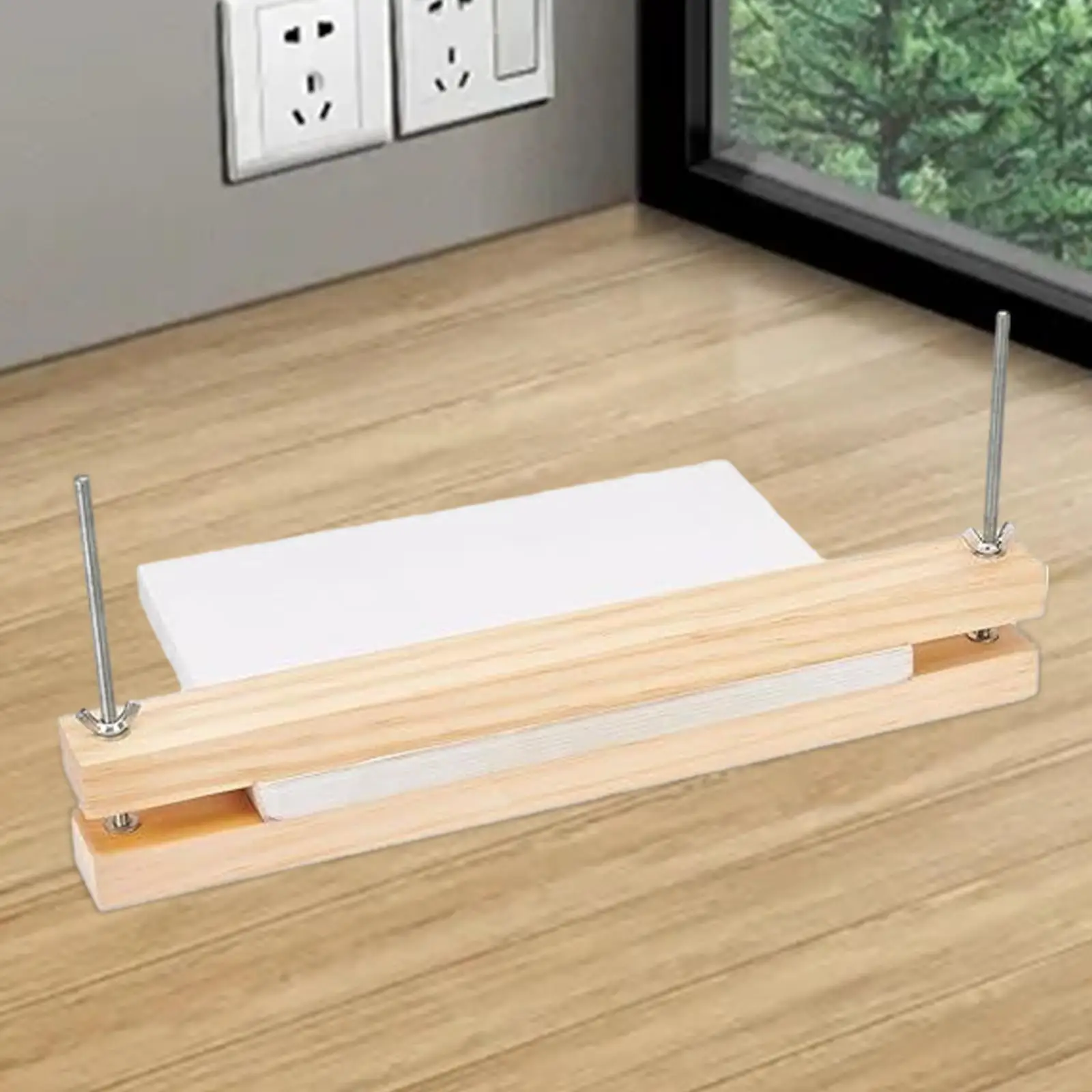 Flat Paper Press Machine Manual Tool Lightweight Convenient Durable Multifunctional for School Home Office Cardboard Cards