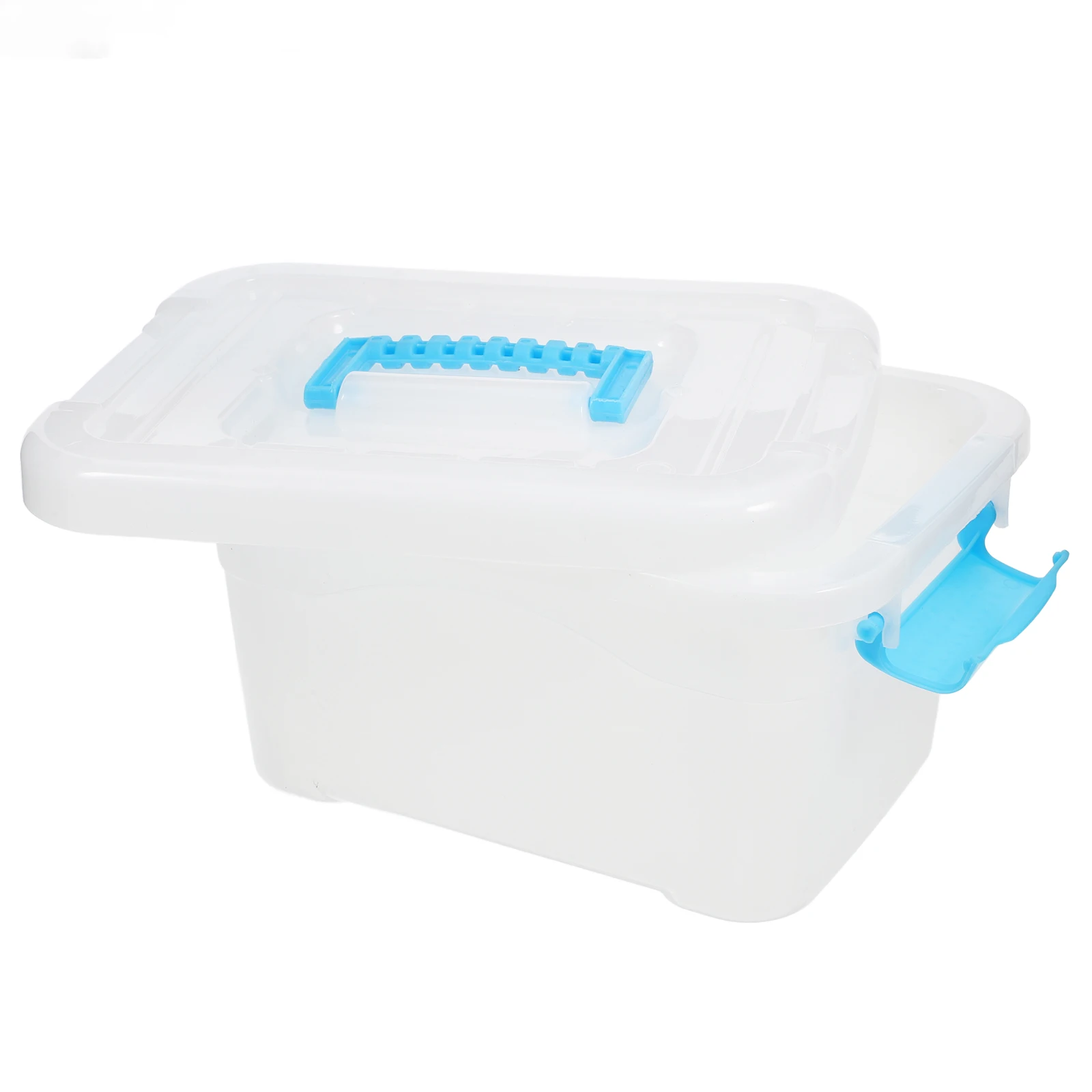 

100 Laundry Storage Box Clear Containers Durable Plastic Large Capacity Transparent Hexagonal Boxes Organizers