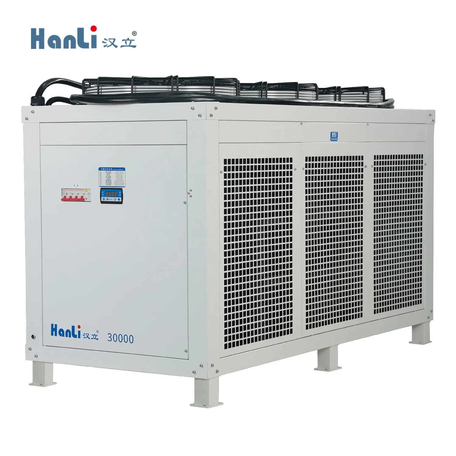 Hanli High Performance 30000W Air-Cooled Water Chiller Dual Cooling Circuits Source with Pump as Core Component
