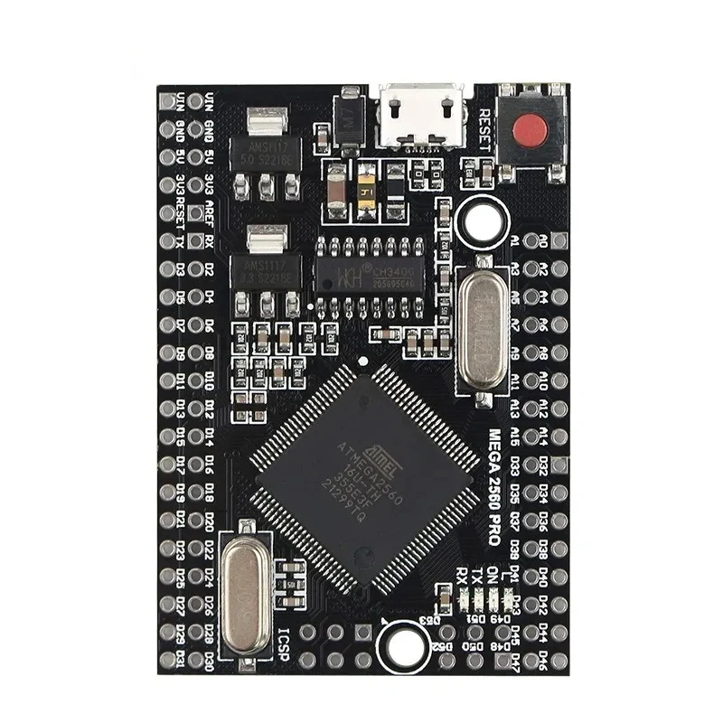 Imagem -05 - Chip com Pinheaders Masculinos Compatível para Arduino Mega 2560 Pro Mini Incorporar Ch340g Atmega256016au Oferta Especial