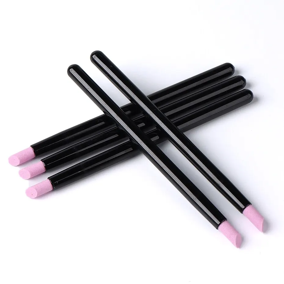 5 Stück Quarz-Stift Nagel haut entferner Pusher profession elle Pflege Nagellack Maniküre Stick Nagel feilen Zubehör Werkzeug