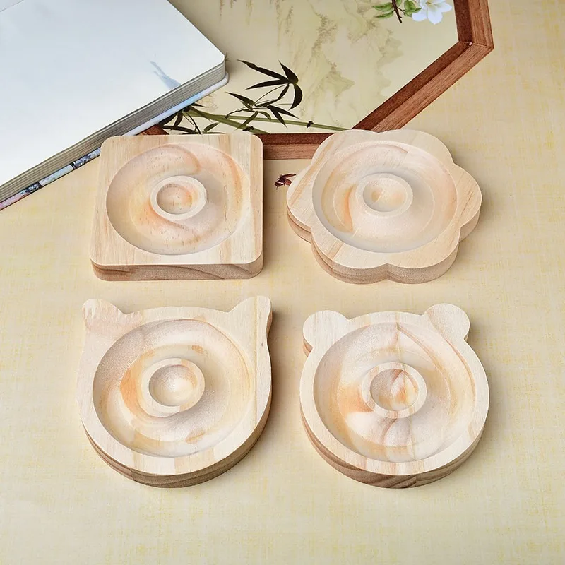Handmade design plate Handmade tray DIY jewelry bracelet bracelet bead solid wood pendulum plate bracelet prop display plate