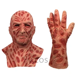 Freddy Latex Mask Halloween Carnival Cosplay Costume Horror Full Face Mascara Demon Head Rave Ghostface Prop Disguise Man