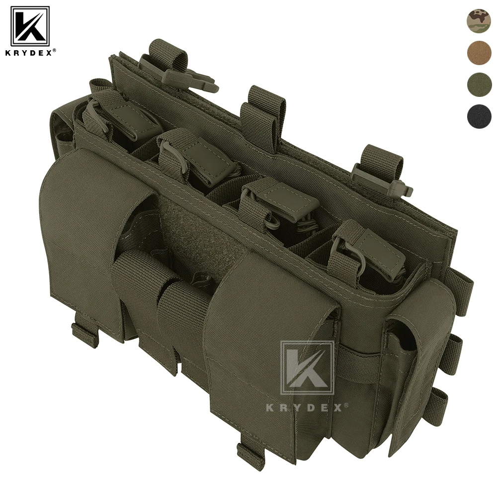 

KRYDEX тактический 5,56 9 мм подсумок для журналов Placard MF IV панель Placard многофункциональный чехол для SCARAB охотничья пластина жилет-переноска