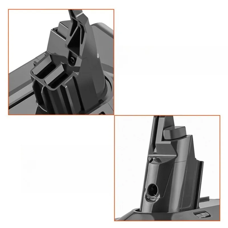 بطارية 4000 مللي أمبير في الساعة لدايسون V8 21.6 فولت بطارية ليثيوم بديلة لدايسون V8 مكنسة كهربائية مطلقة على شكل حيوان وقت تشغيل طويل #2