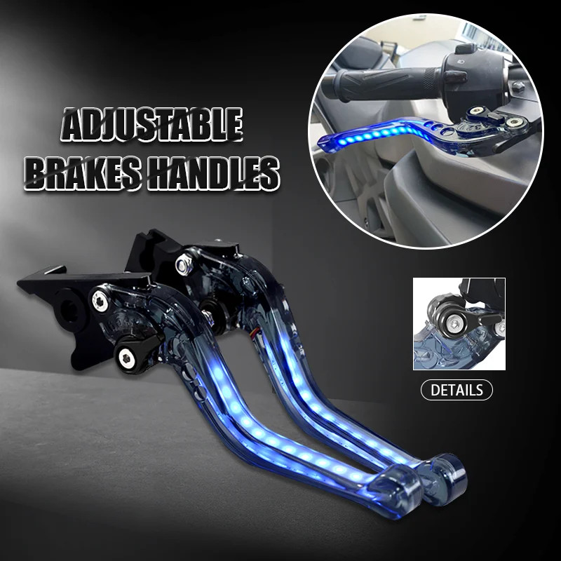 Adjustable Brake Lever Always-on Signal Turn Light For REBEL CMX500 CMX300 NC750X/S VTX1300 Motorcycle Short Brake Clutch Lever