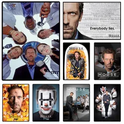Medical Drama House_MD TV Show Poster Suspense Detective Drama with Reasoning Canvas Picture Wall Living Room Home Decor Gift