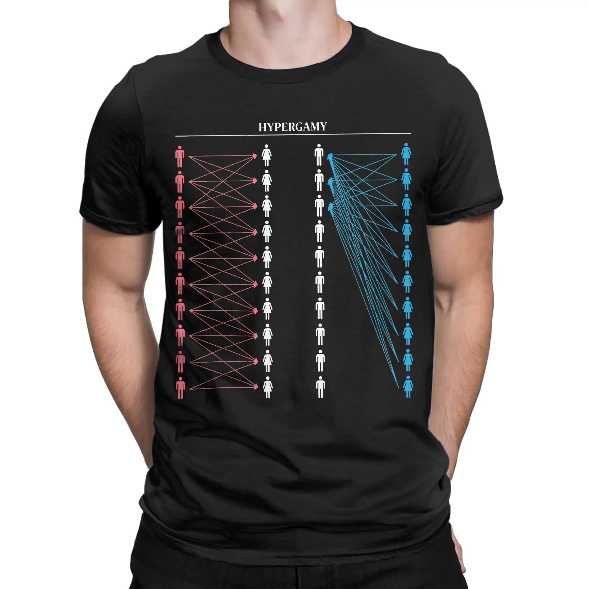 Men Women's T Shirt Hypergamy Funny Meme Dating Strategy Sarcastic Relationship T Shirts Summer Tee Shirt Loose Cotton Clothes