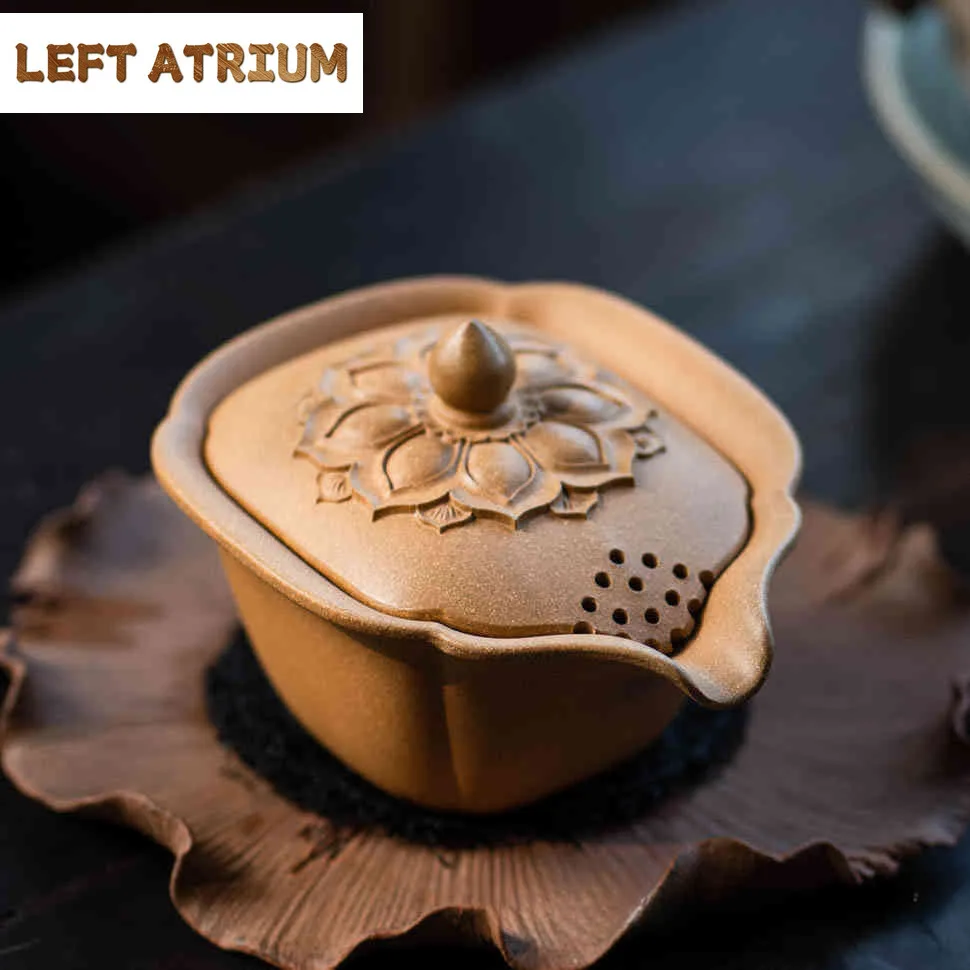 yixing-–-theieres-retro-en-argile-violette-150ml-fleur-de-lotus-faite-a-la-main-pot-a-saisir-minerai-brut-boue-bouilloire-zisha-service-a-the-cafes-fournitures-artisanales