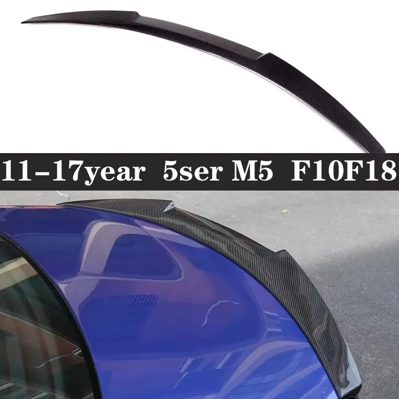

For BMW 5 Series M5 F10 F18 Carbon Fiber Spoiler Shunt Rear Tail fins Duckbill Car Wing Retrofit the rear wing