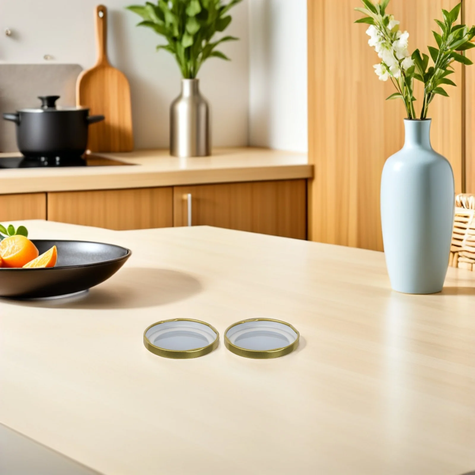 

100Pcs Mason Jar Leakproof Metal Lids 66Mm Regular Mouth Caps for Canning Jam Honey Food Storage Lids for Jars