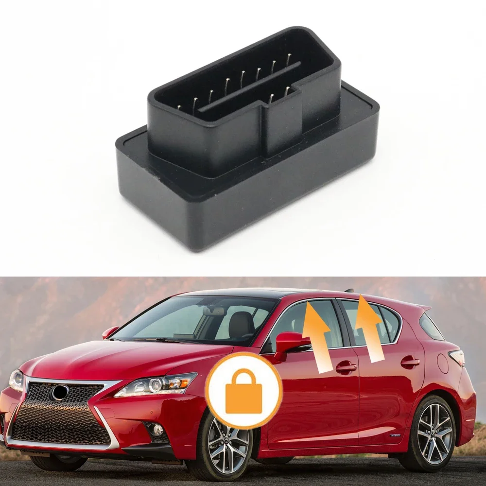 Podnośnik szyby samochodowej bliżej otwieranie blokady prędkości odblokuj moduł urządzenia OBD dla Lexus CT 200h 2010-2017