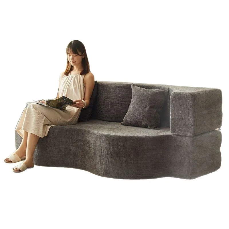 Living room sitting and lying sofa bed removable and washable vacuum compression sofa