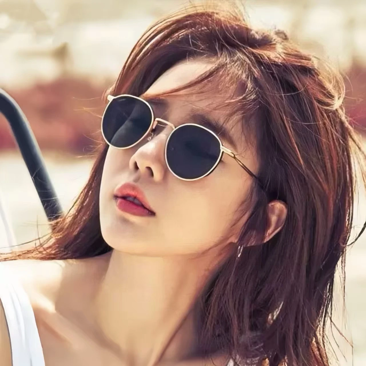 New Round Metal Frame Sunglasses Women Men Polarized UV400 Shades  Sun Glasses Fashion Outdoor Driving Fishing Eyewear