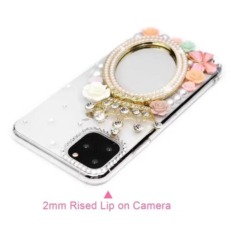 Diamond Studded Phone Case with Anti-Scratch Protection, For Huawei Honor 70 80 90 100 P30 P50Pro P40lite 8X 9X Power Coque