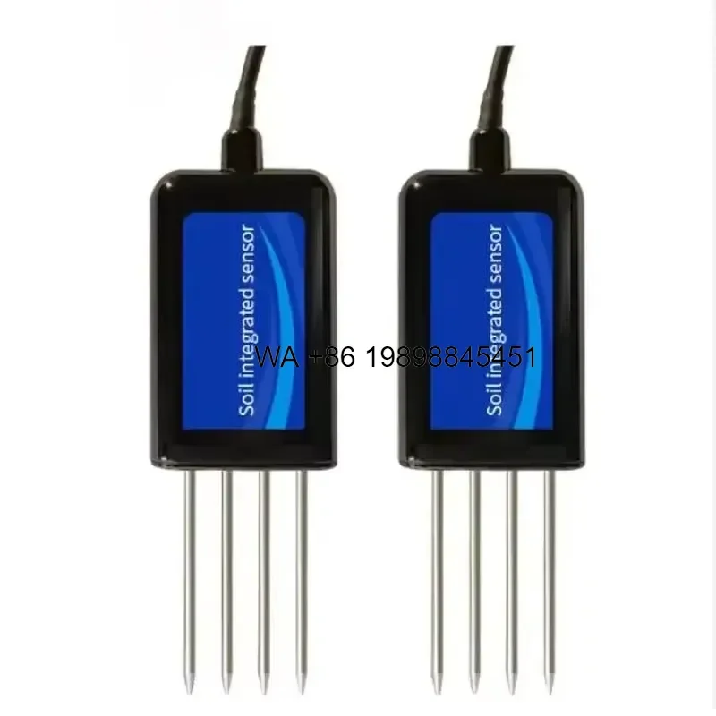 Wmwmnu 7 in 1 IoT Lora RS485 Modbus IP68 ABS Waterproof 4-20mA NPK EC Conductivity Temperature Moisture PH Tester Soil Sensor