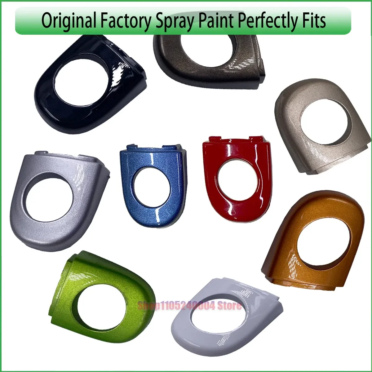 For VW Polo 5 6R GTI Skoda Fabia 2 Rapid Yeti Seat Ibiza ST Mii Toledo 6R4837879 New Front Left Door Handle Lock Hole Cover Cap