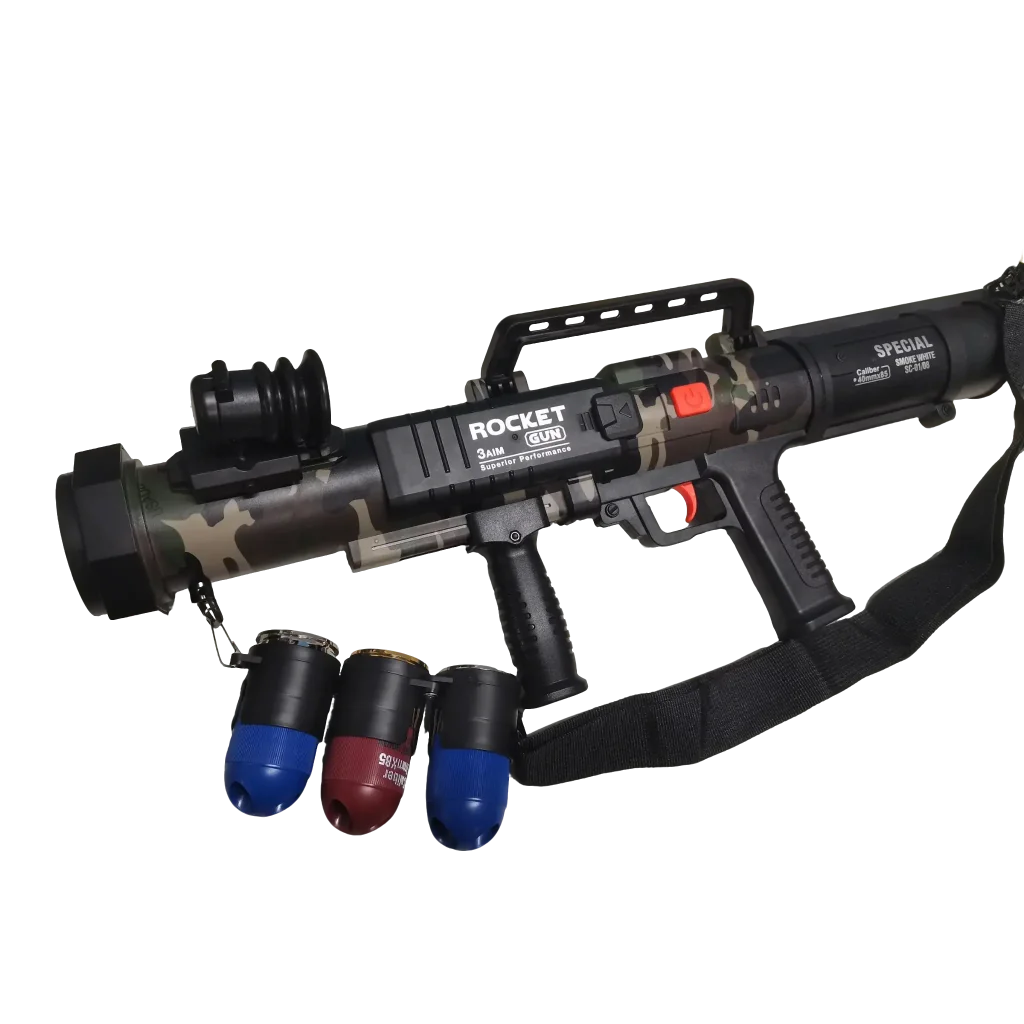 PRG Triple-shot ปืนของเล่นปลอดภัยโจรสลัดปืนพก Bullet เกมกลางแจ้งเด็กวัยหัดเดินผู้ใหญ่ Airsorft ของเล่นกีฬาหลายสี Battle ของเล่น