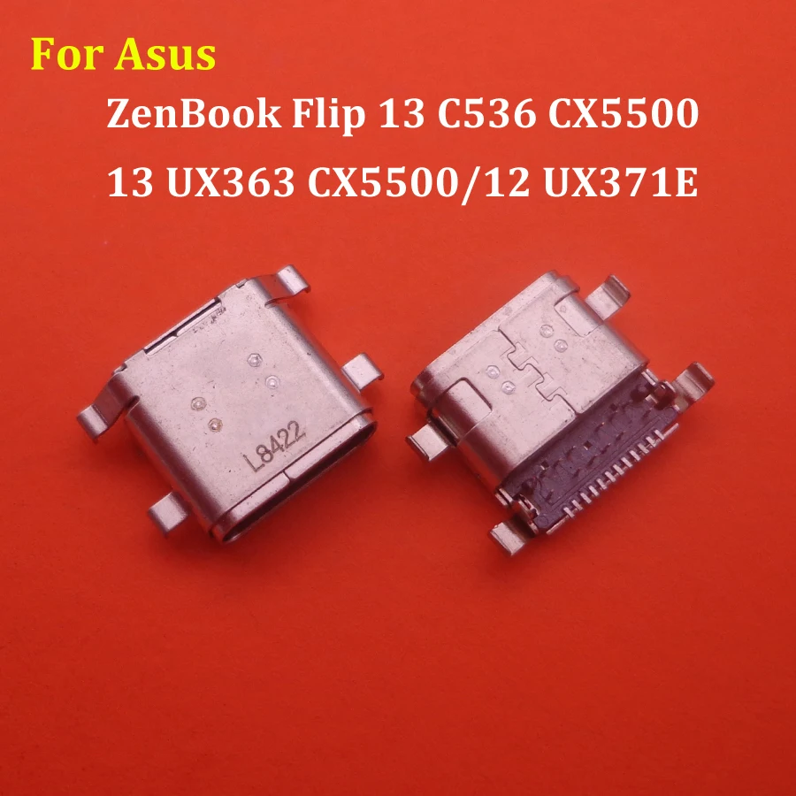 10pcs Laptop Type-C DC Power Jack Type C USB Charging Port for Asus ZenBook Flip 13 C536 CX5500/13 UX363 CX5500/13 UX371E