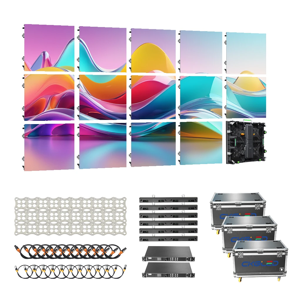 Outdoor Led Backdrop Stage Video Wall Full Colour Rental Led Display Screen for Concert Background Advertising & Media Display