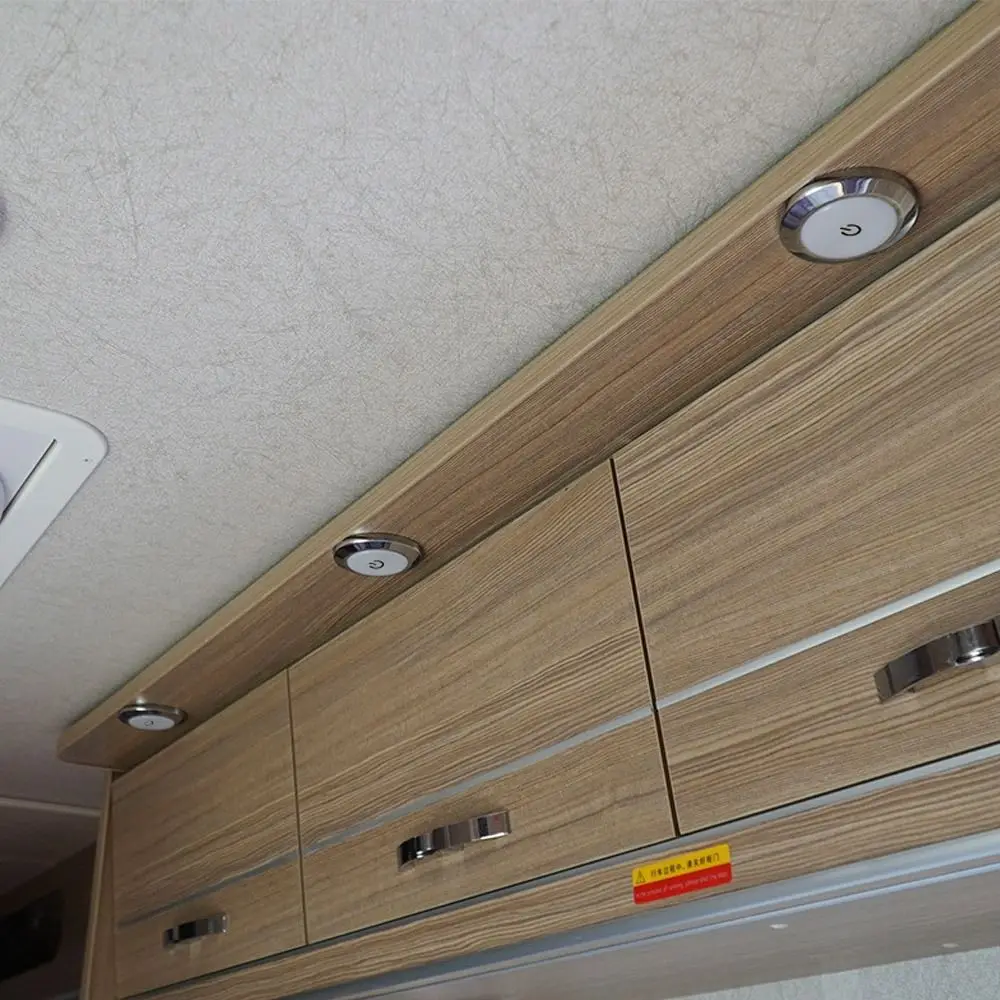 

Лодка RV Караван Свет для чтения Светодиодная сенсорная лампа Потолочный светильник Круглый купольный светильник