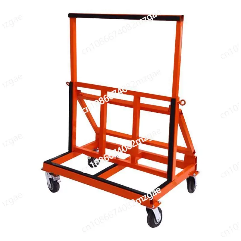 Foldable retractable doors and windows large glass panels heavy duty silent wheel transfer material cart