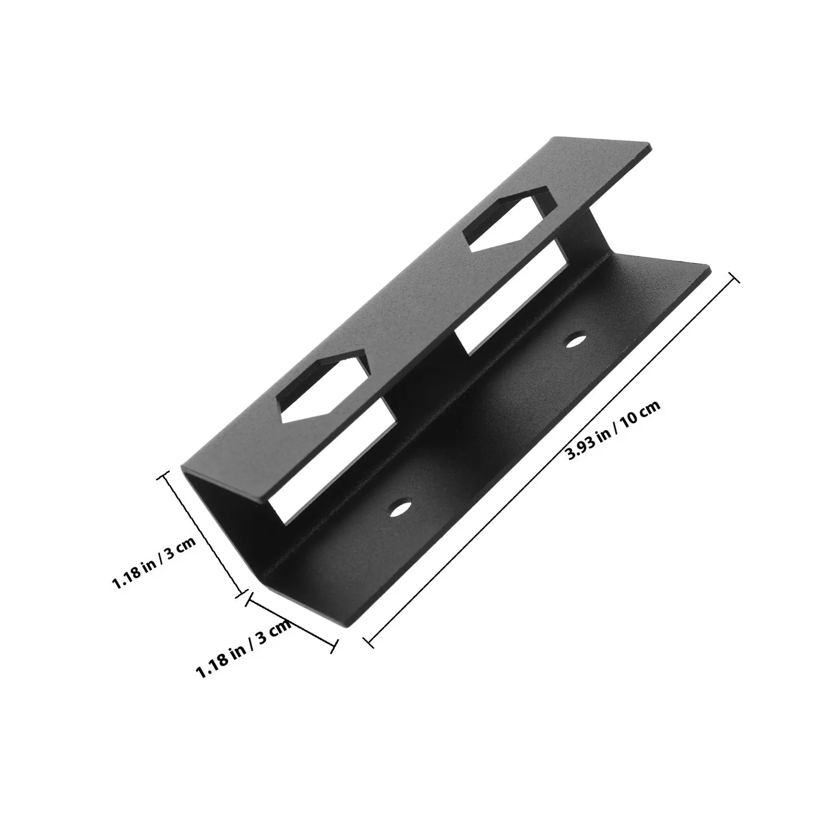 1Set Metal Under Desk Laptop Mount Tray Stand Ergonomic Adjustable Angle Hidden Storage Workspace Organizer Shelf